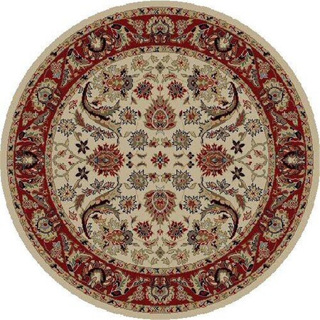 Concord Global 6 ft. 7 in. x 9 ft. 6 in. Ankara Sultanabad - Ivory 62026